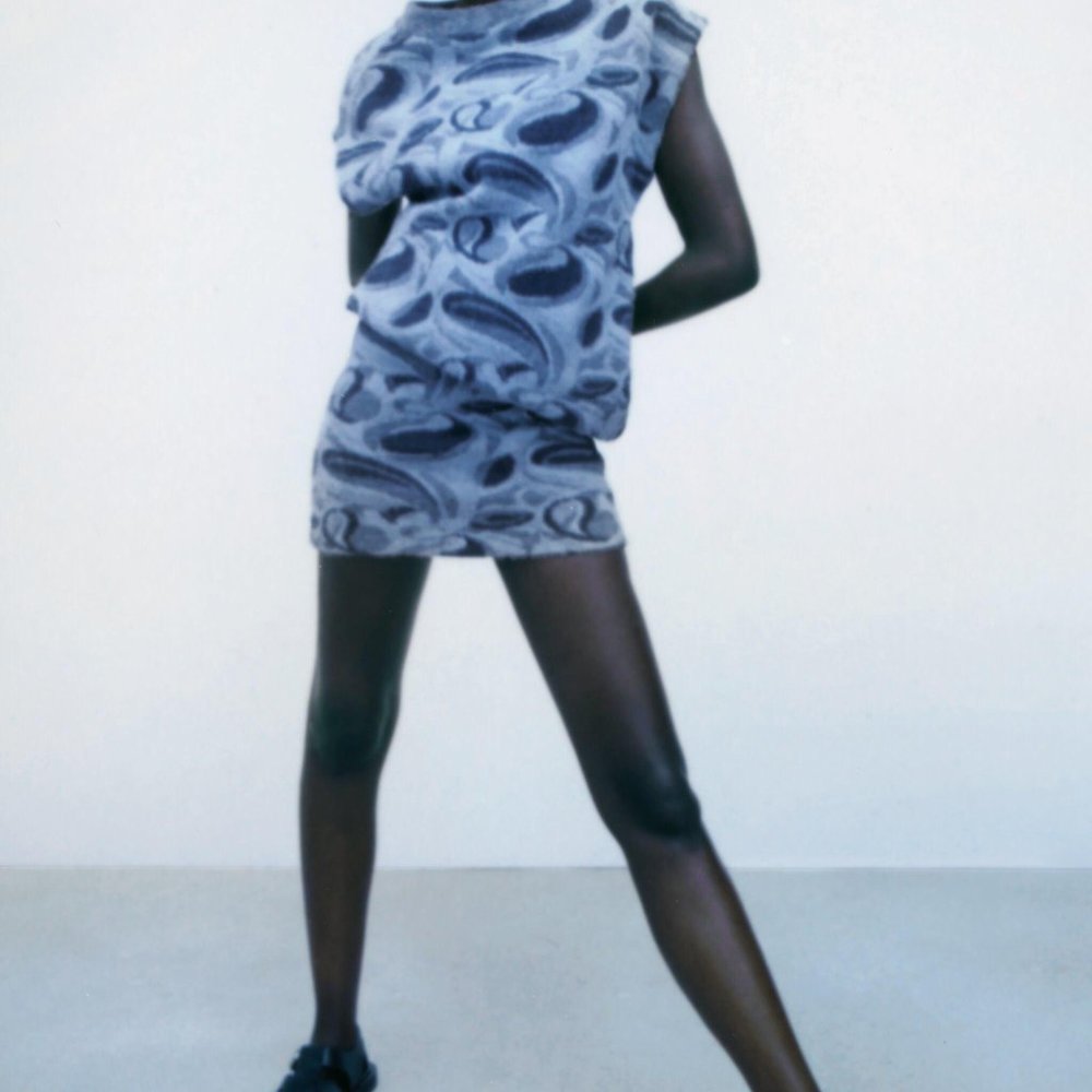 NWOT Zara Jacquard Knit Skirt